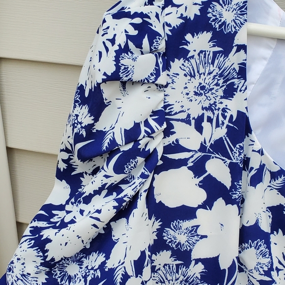 Sam Edelman Puff Sleeve Midi Dress - Picture 4 of 6